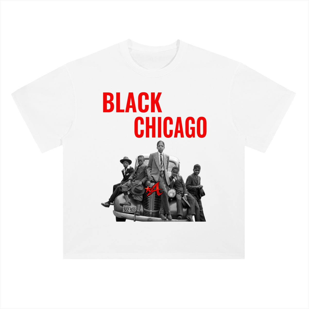 BLACK CHICAGO Cotton T-Shirt